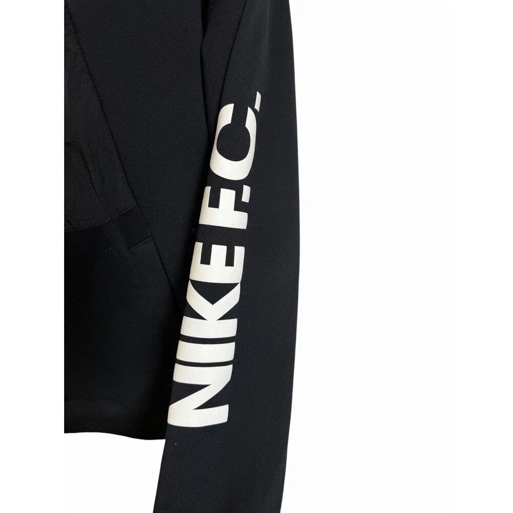 Nike F.C Men's L Pullover Soccer Hoodie Black CJ2491 010